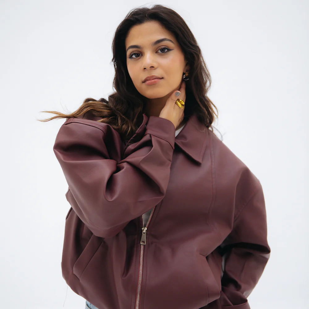 Oshe Vintage Leather Jacket
