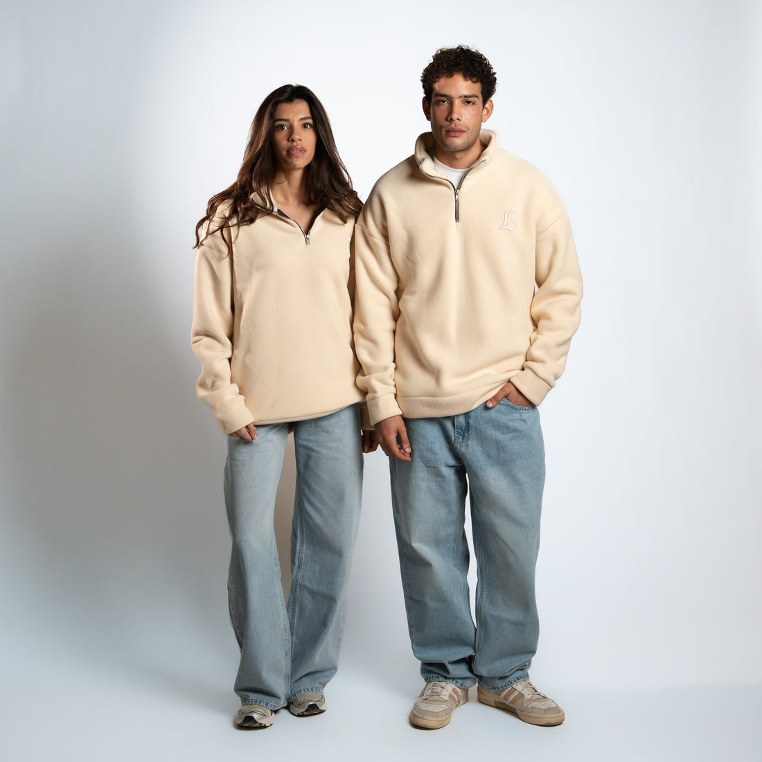 Blurred Fleece Quarter Zip