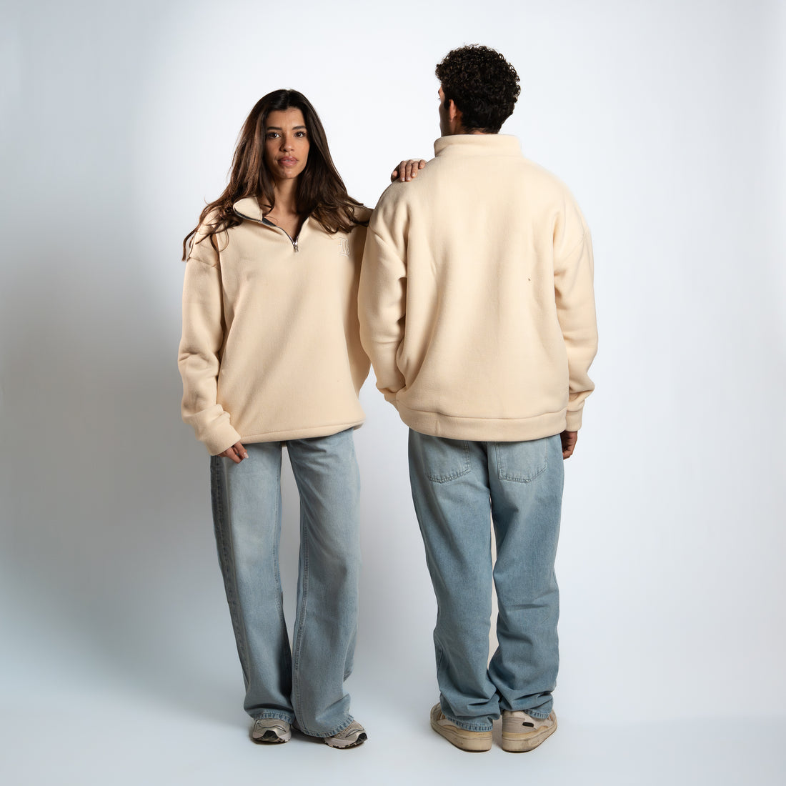 Blurred Fleece Quarter Zip