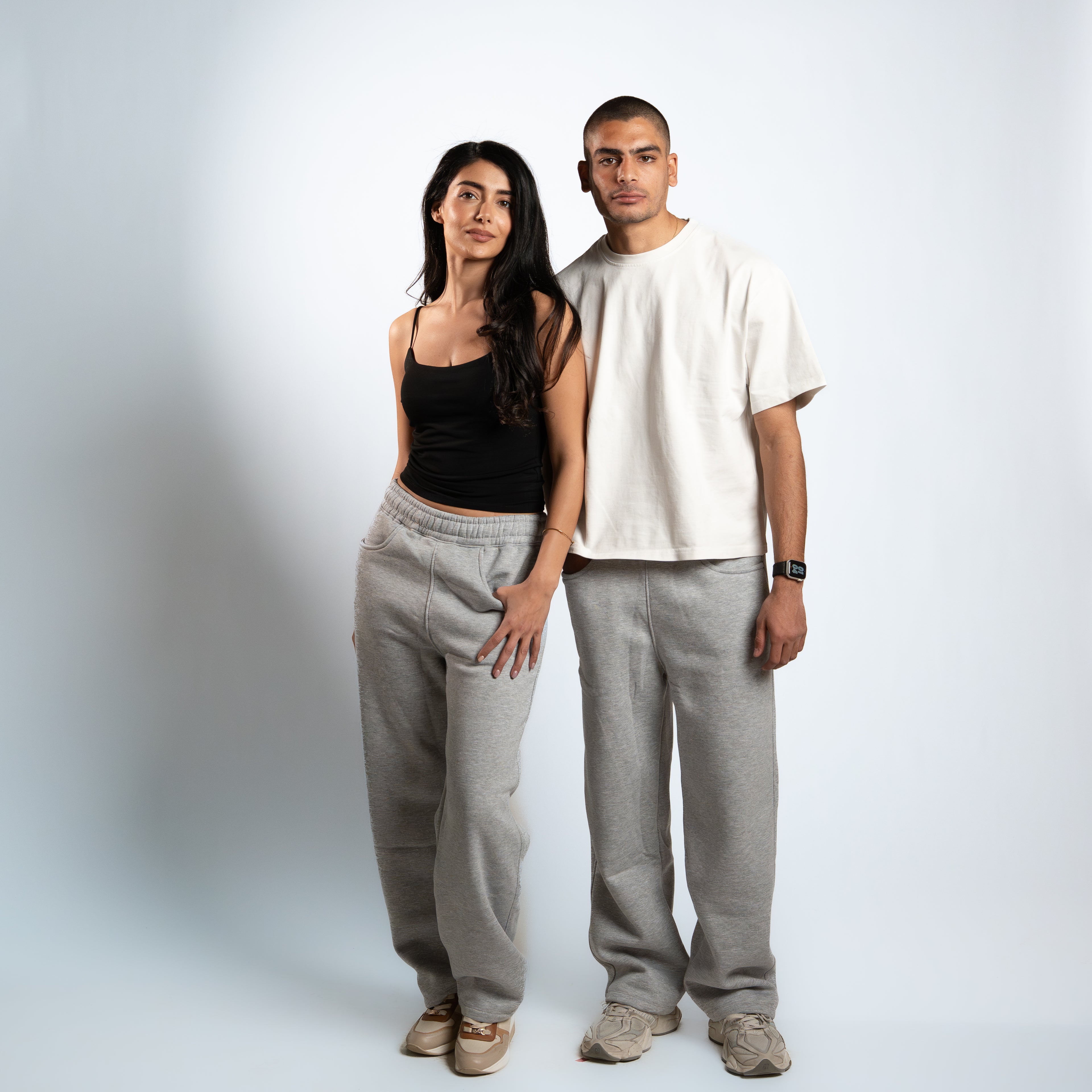 Blurred Wide Leg Sweatpants