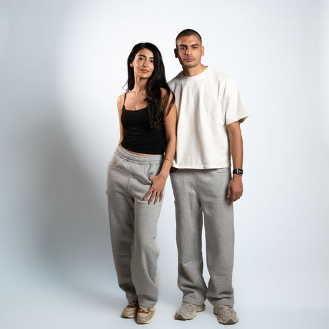 Blurred Wide Leg Sweatpants