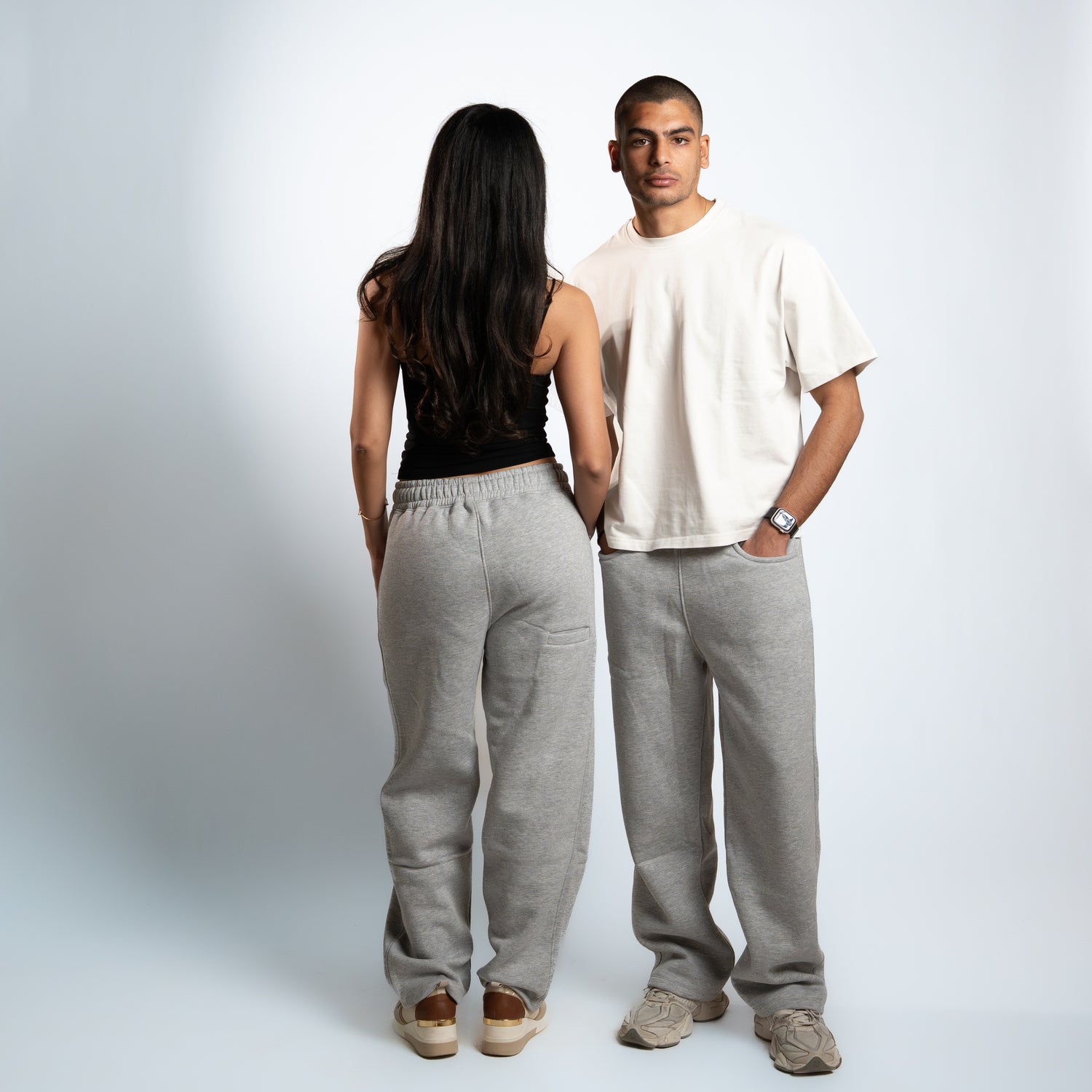 Blurred Wide Leg Sweatpants