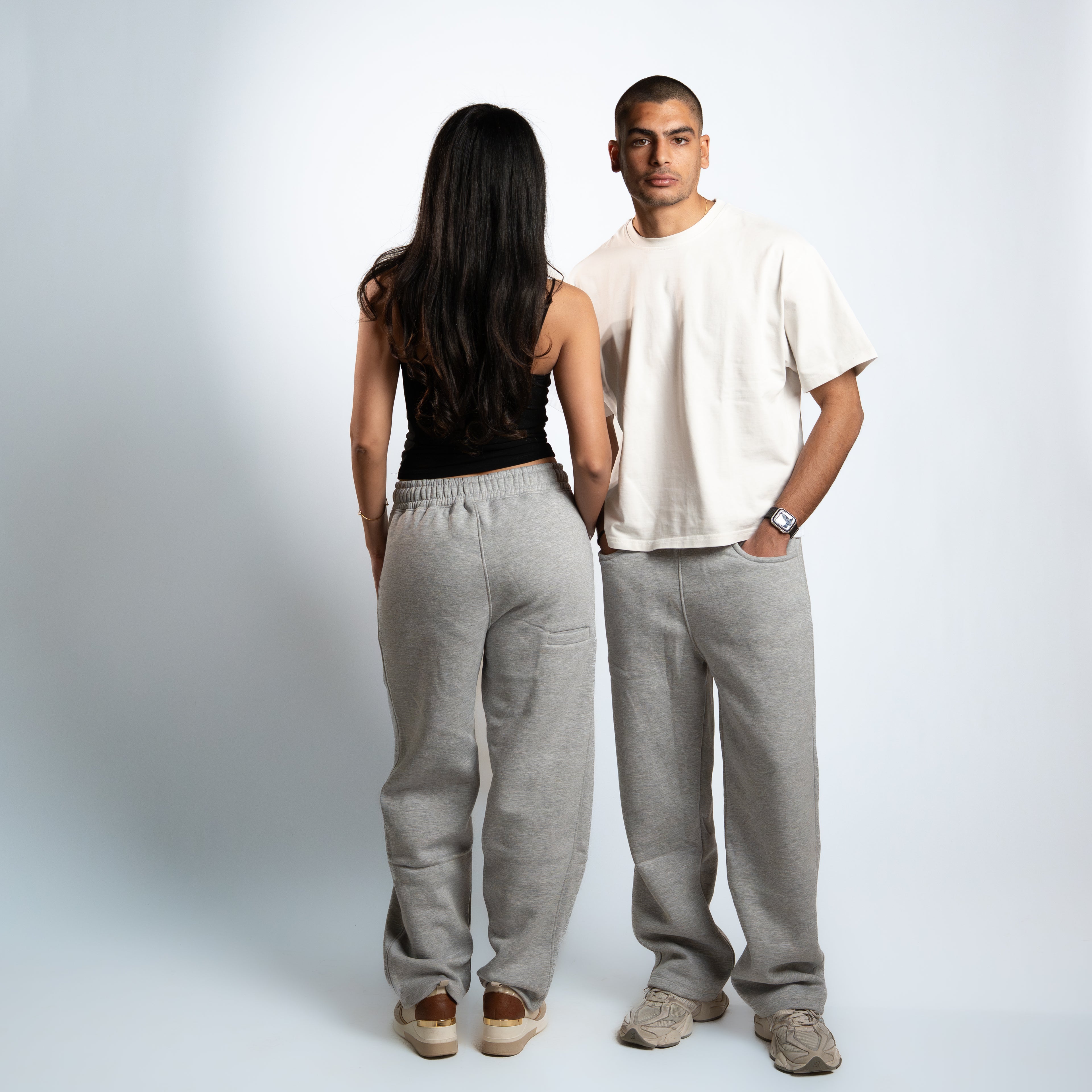 Blurred Wide Leg Sweatpants