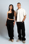 Blurred Wide Leg Sweatpants