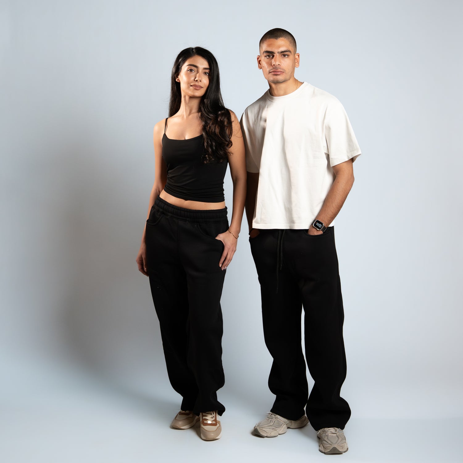Blurred Wide Leg Sweatpants