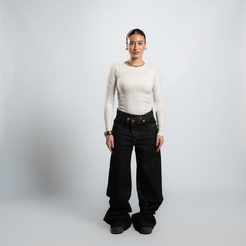 Seemly Long Sleeve Cotton Round