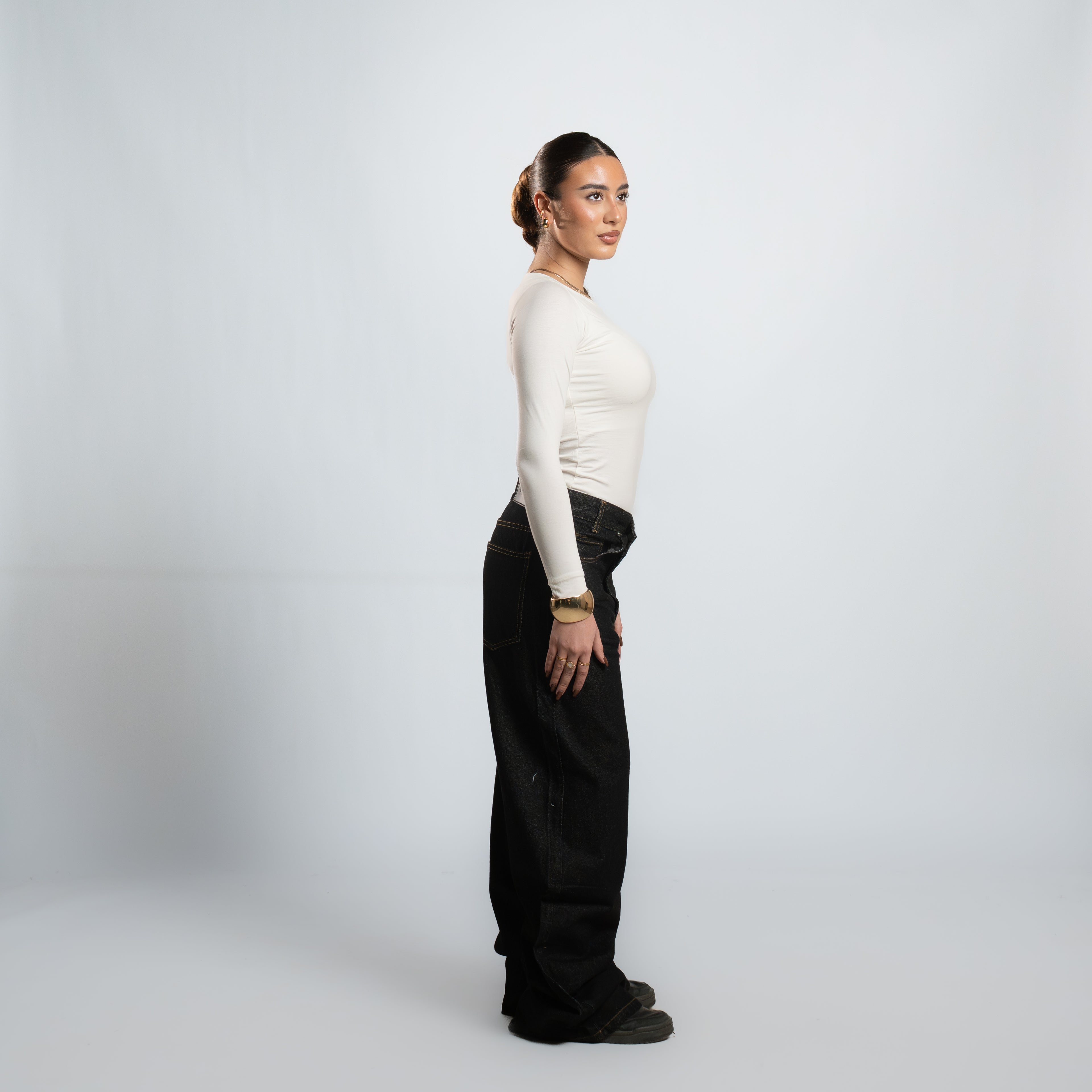 Seemly Long Sleeve Cotton Round