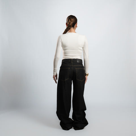 Seemly Long Sleeve Cotton Round