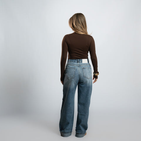 Seemly Long Sleeve Cotton Round