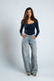 Blurred Long Sleeve Top