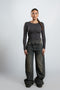 Seemly Long Sleeve Cotton Round