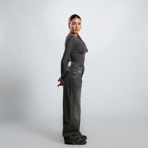 Seemly Long Sleeve Cotton Round