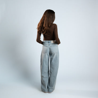 Blurred Long Sleeve Top