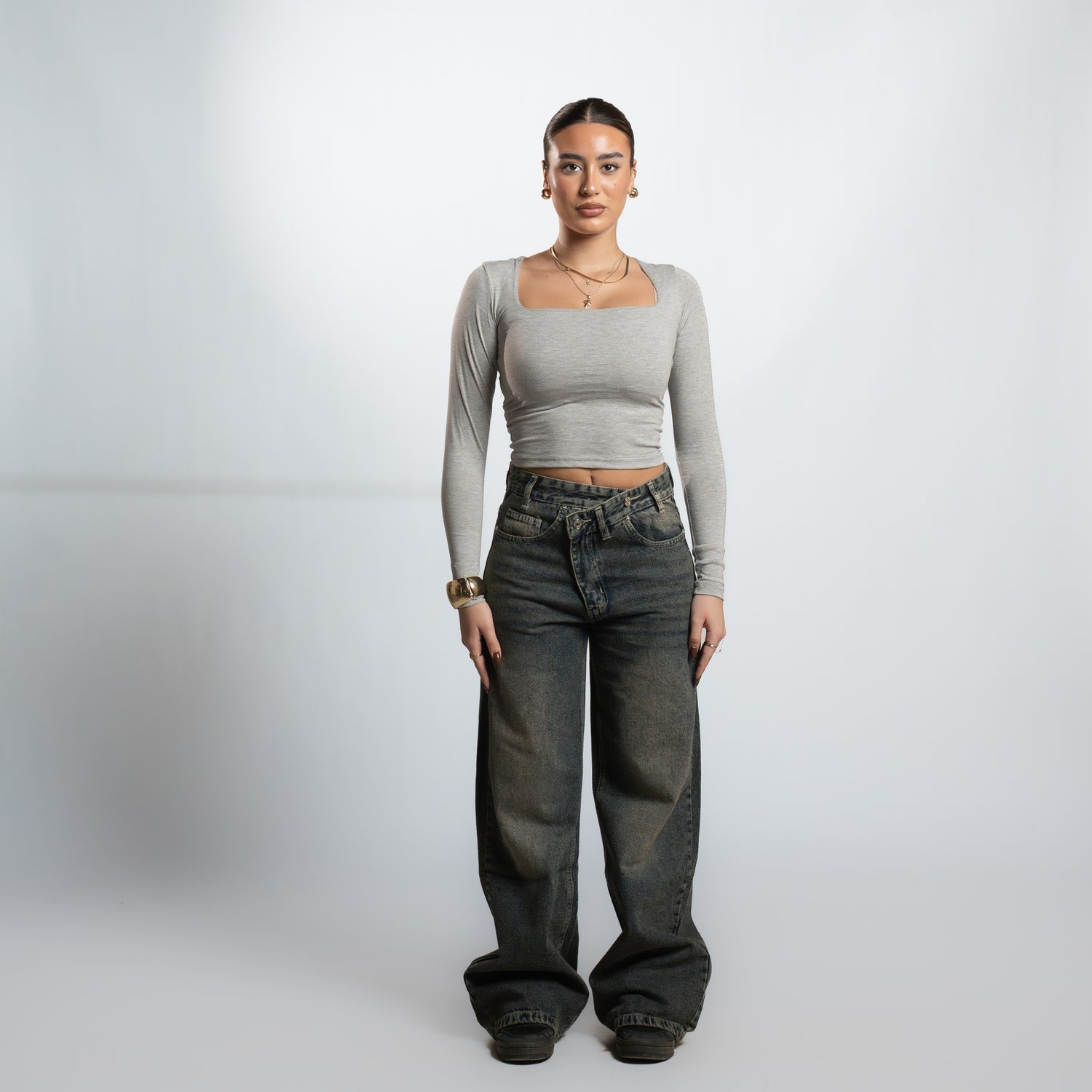 Seemly Long Sleeve Square