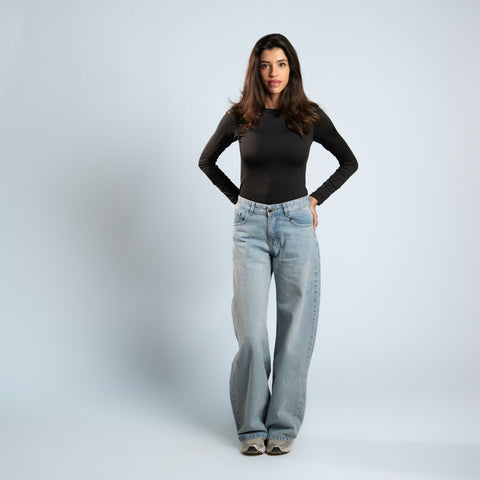 Diss & Miss Long Sleeve Crew Neck Top 2