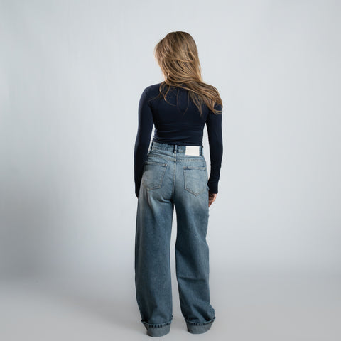 Seemly Long Sleeve Cotton Round