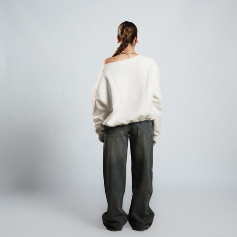 Seemly Printed Off Shoulder