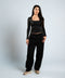Diss & Miss Long Sleeve Square Neck Top 1