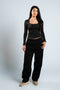 Diss & Miss Long Sleeve Square Neck Top 1