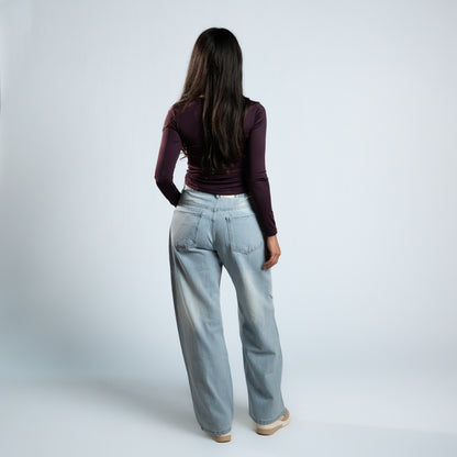 Diss &amp; Miss Long Sleeve Crew Neck Top 1