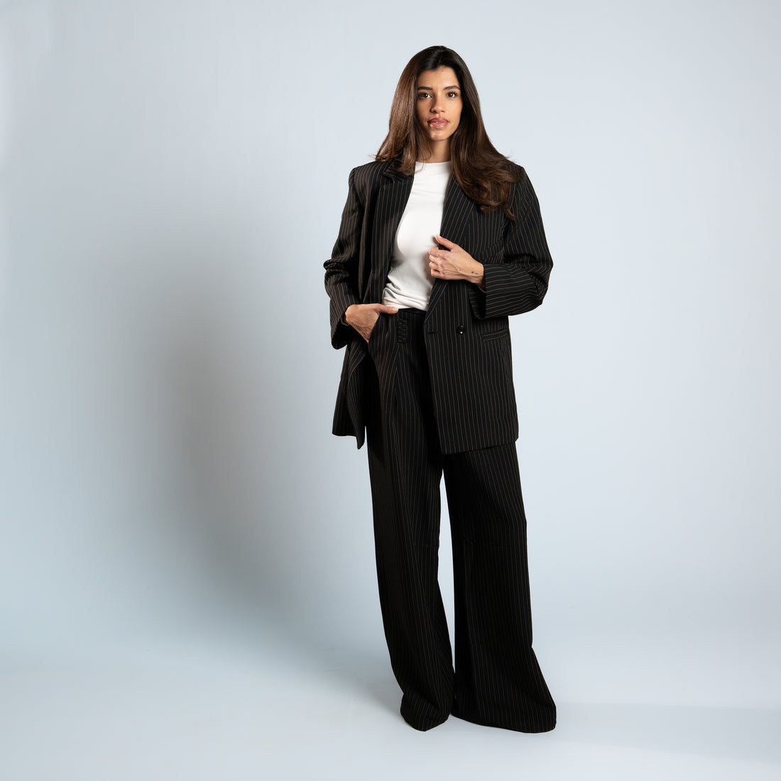 Blue Blood Striped Blazer