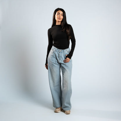 Blue Blood High Neck Long Sleeve
