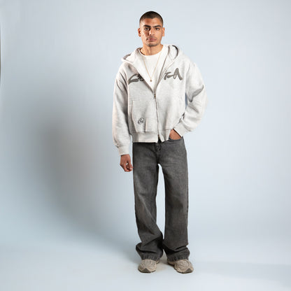 Comma Zip up Echo