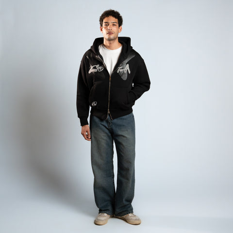 Comma Zip up Echo