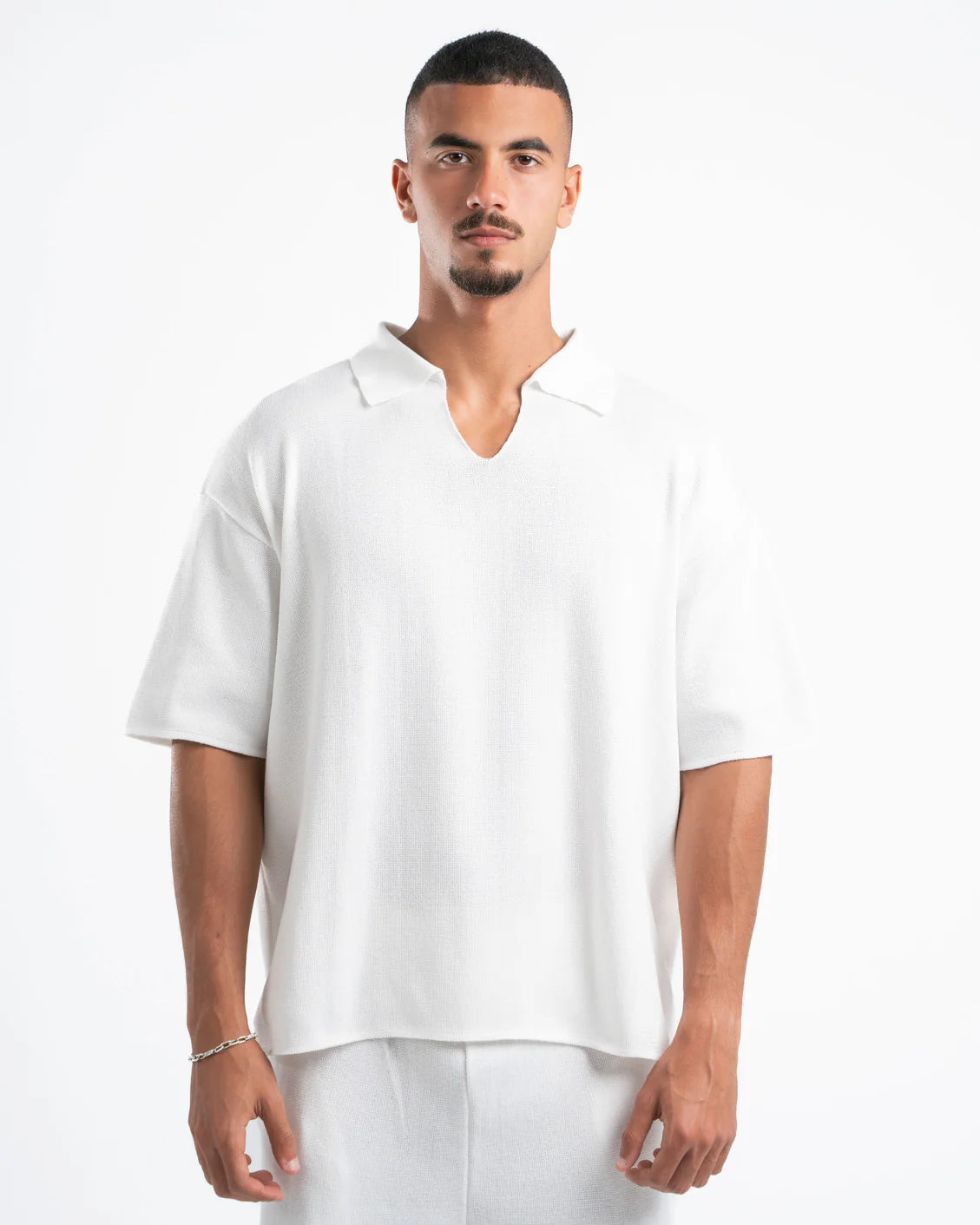 Psych Oversized Knit Polo