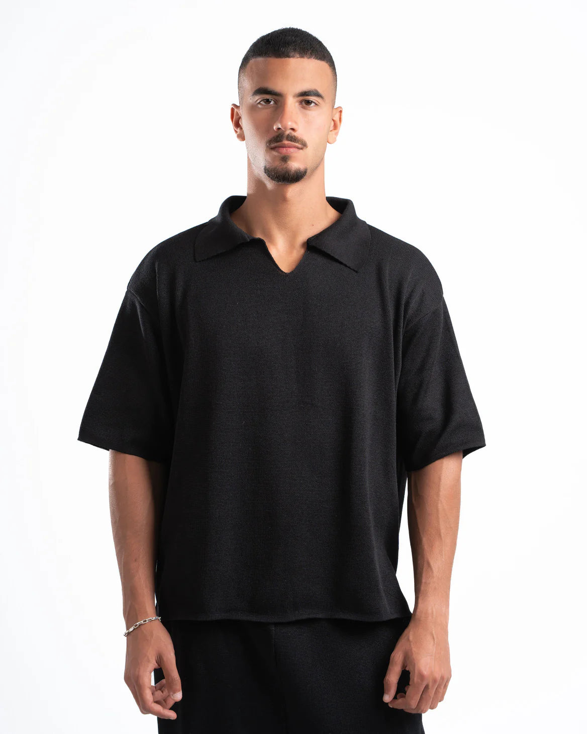 Psych Oversized Knit Polo