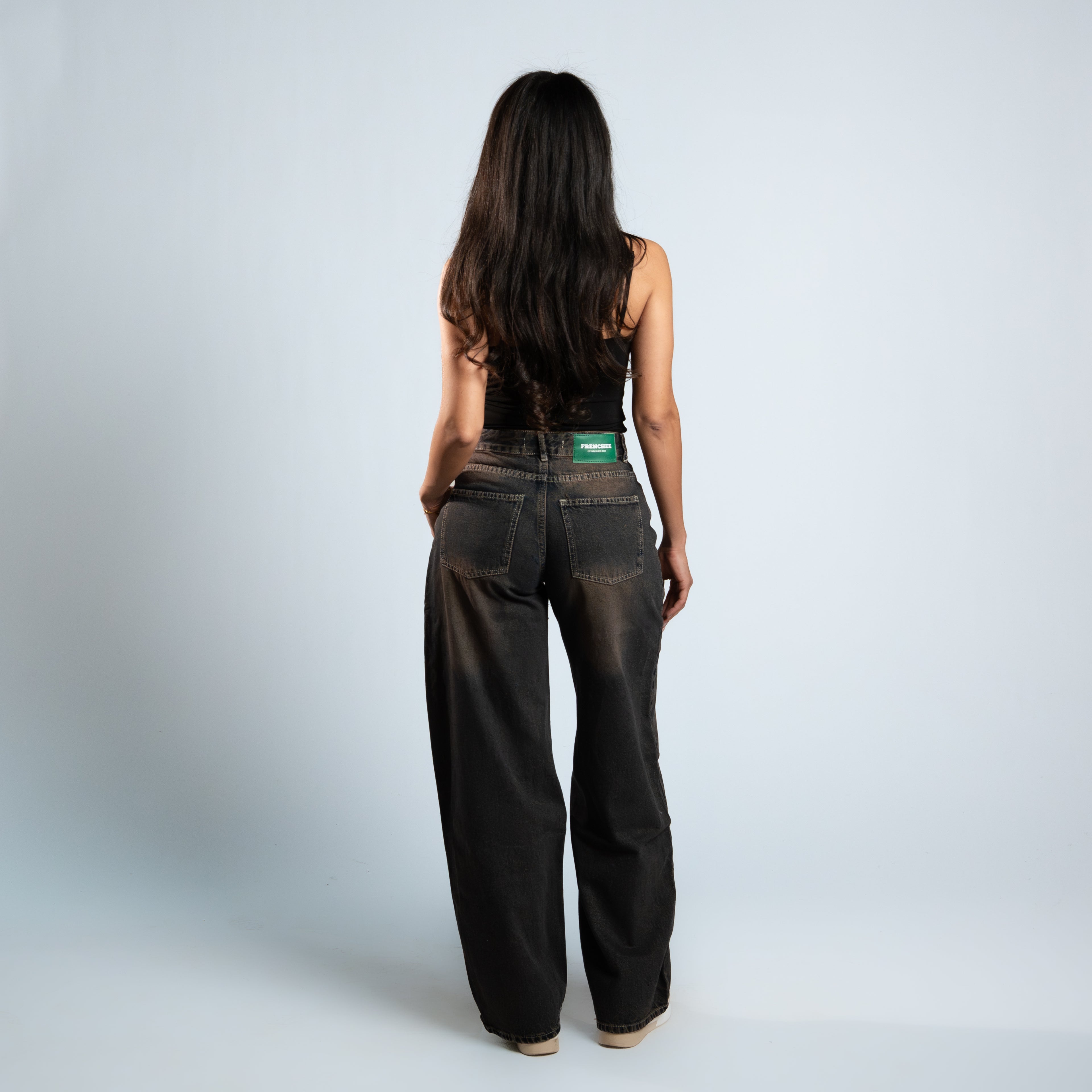 Frenchee Low Waist Baggy Jeans