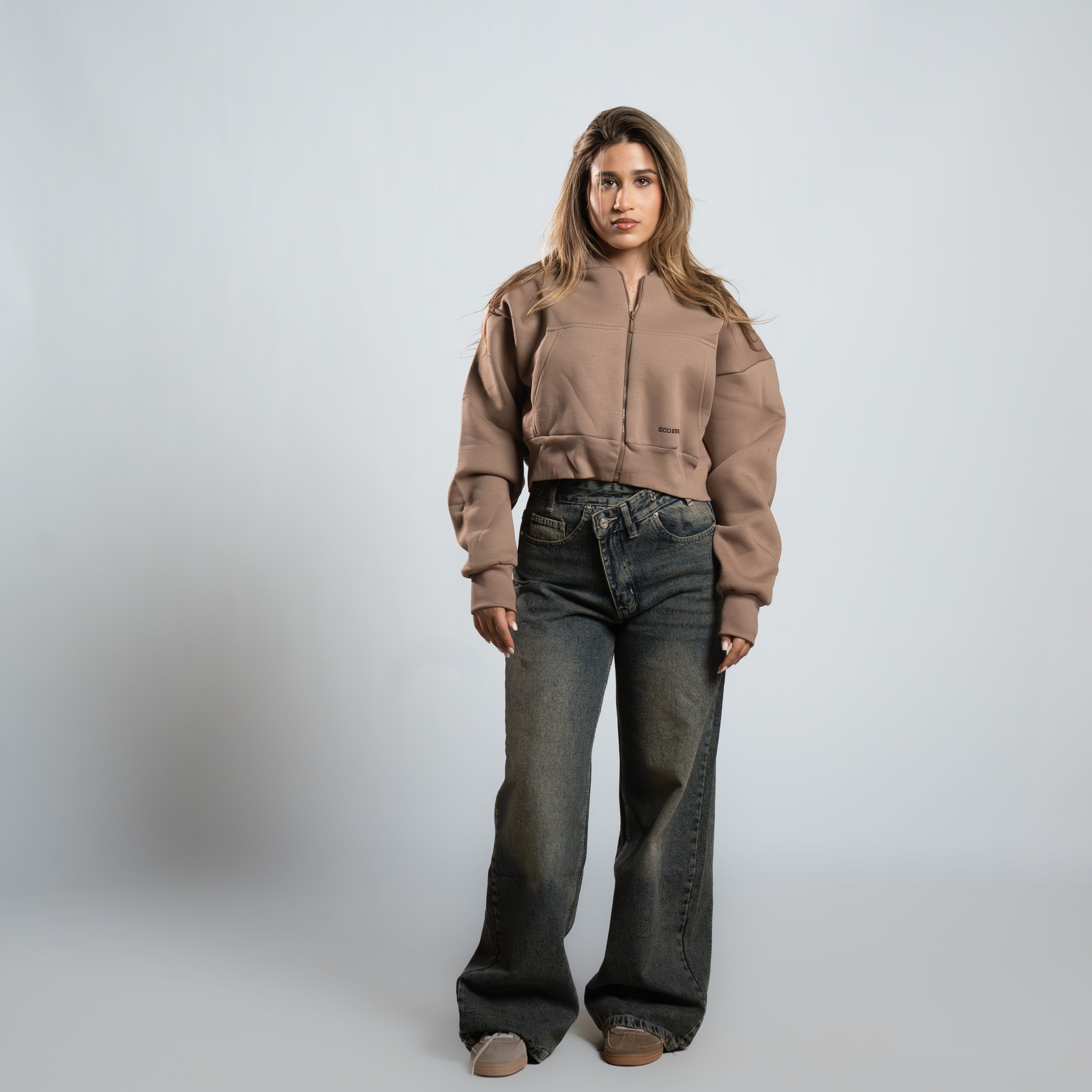 Oddestate Cropped Hoodie