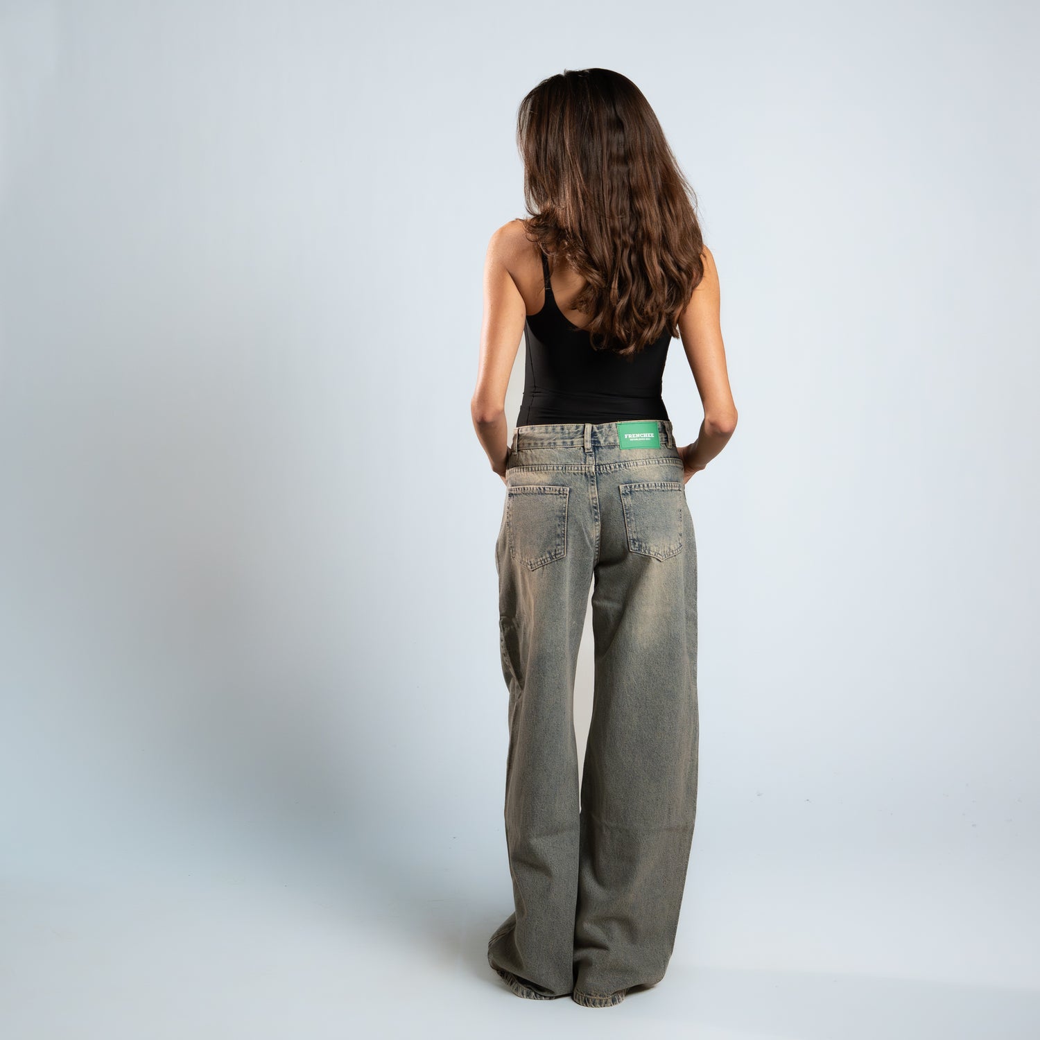 Frenchee Low Waist Baggy Jeans