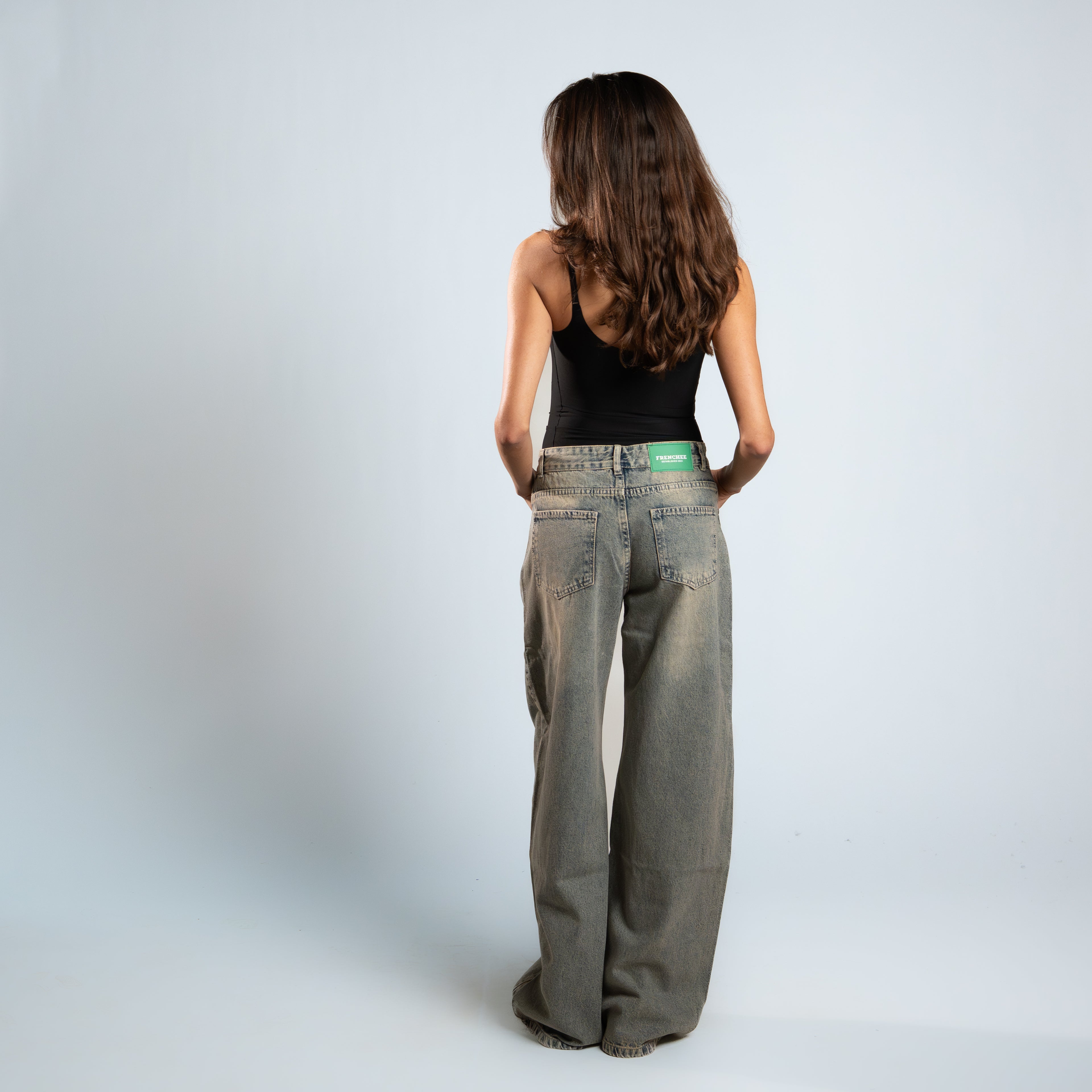 Frenchee Low Waist Baggy Jeans