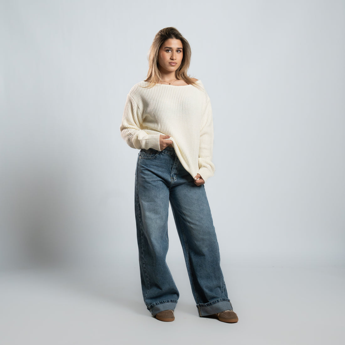 Yonyo Metal Off-Shoulder