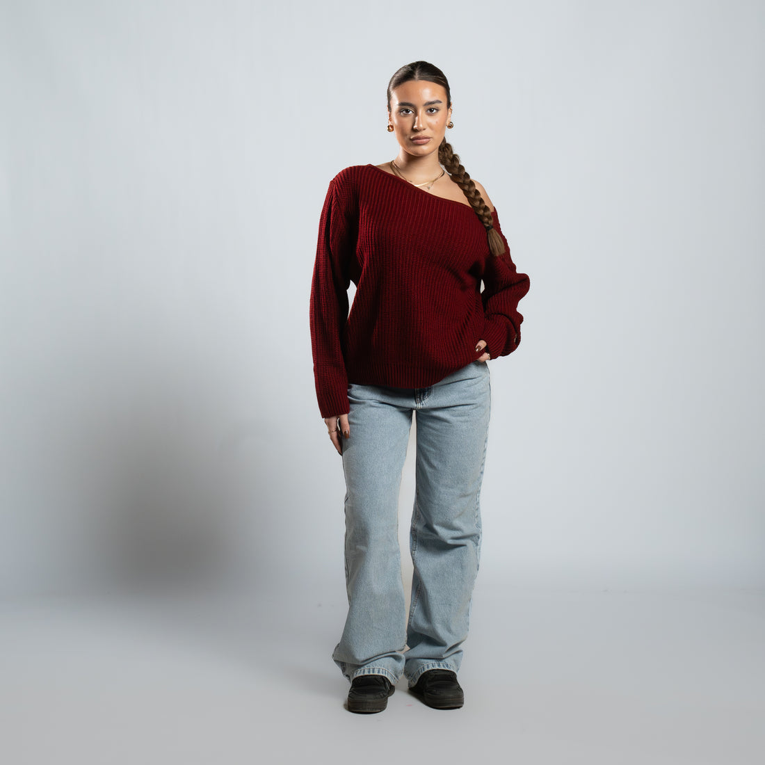 Yonyo Metal Off-Shoulder