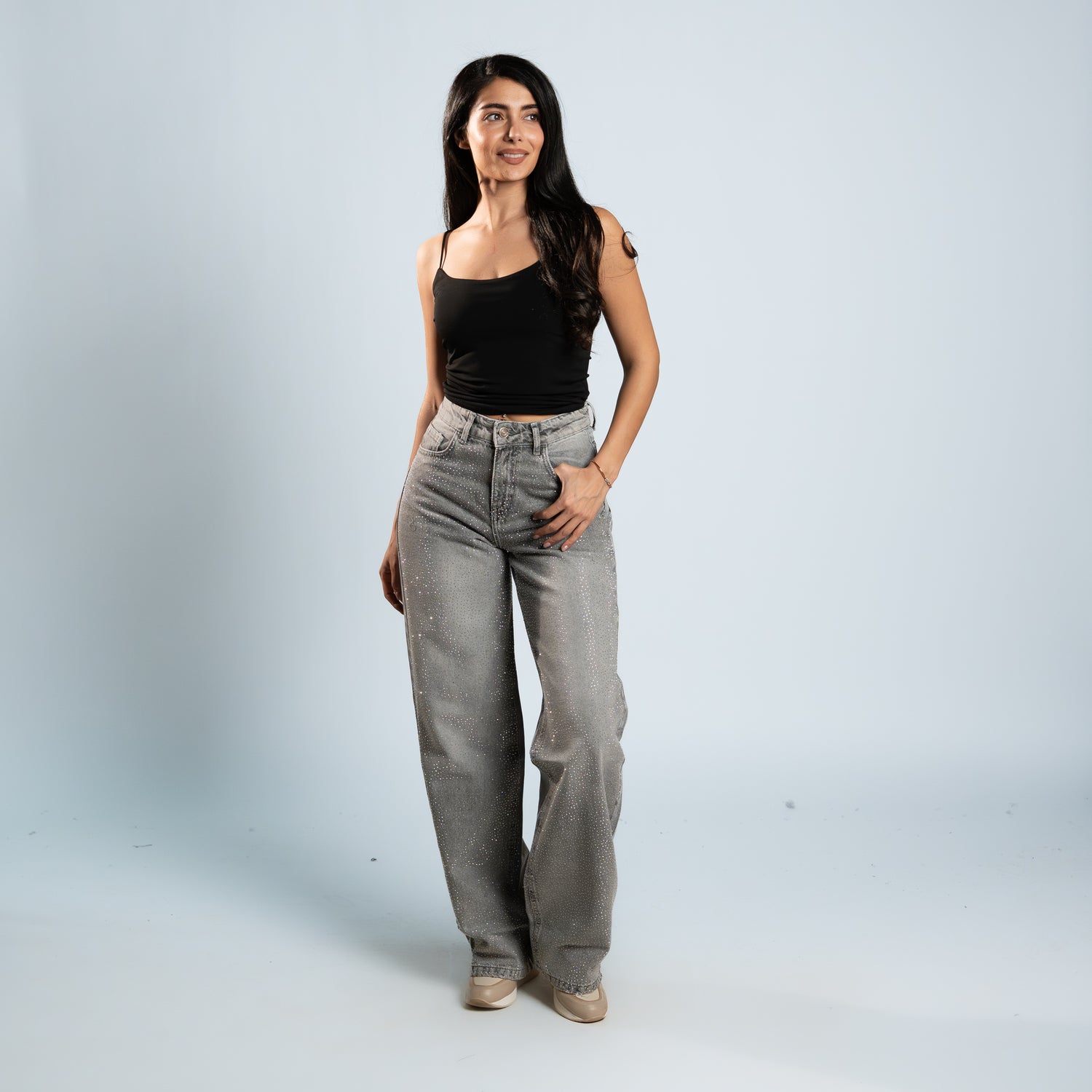 Psych Bling Denim Pants