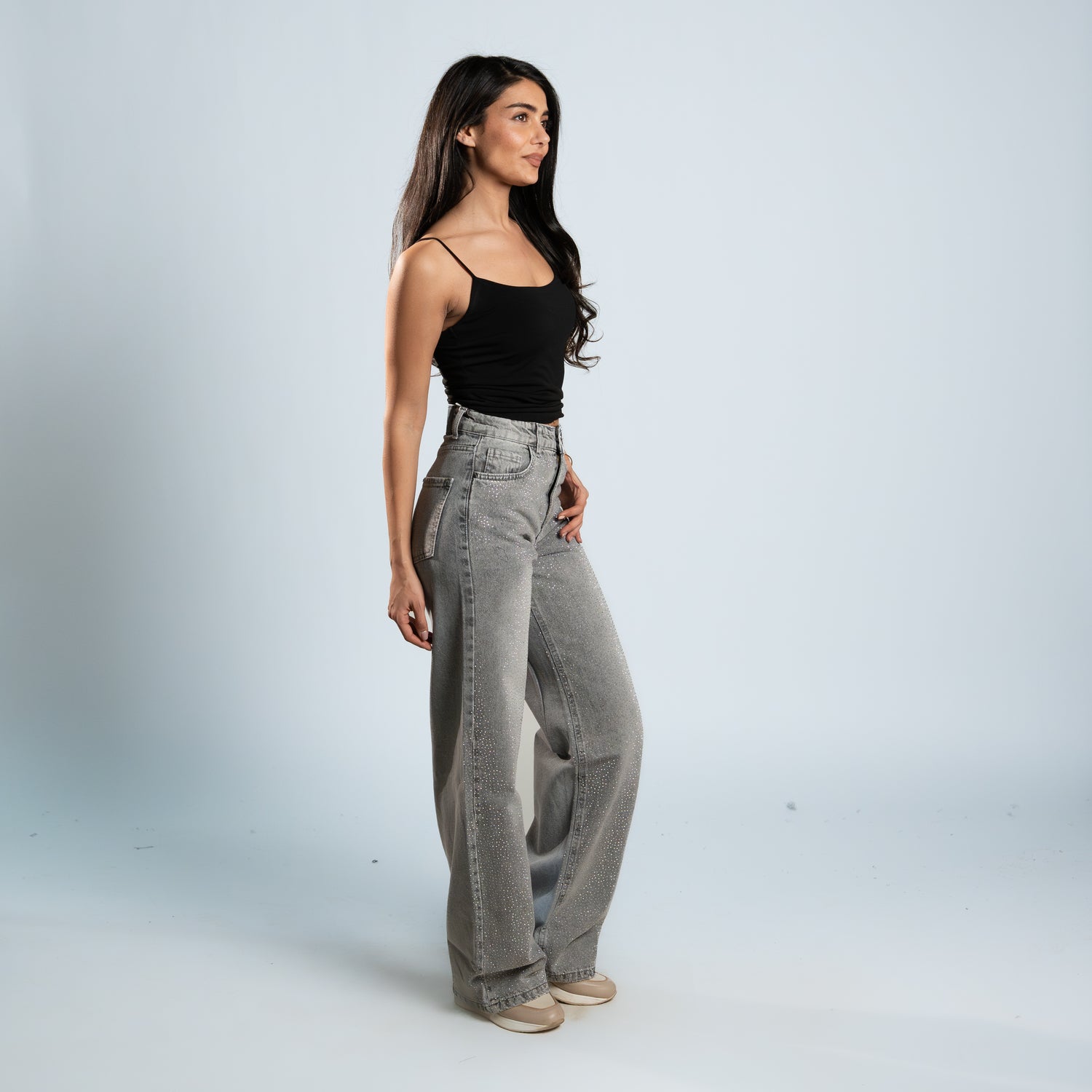 Psych Bling Denim Pants