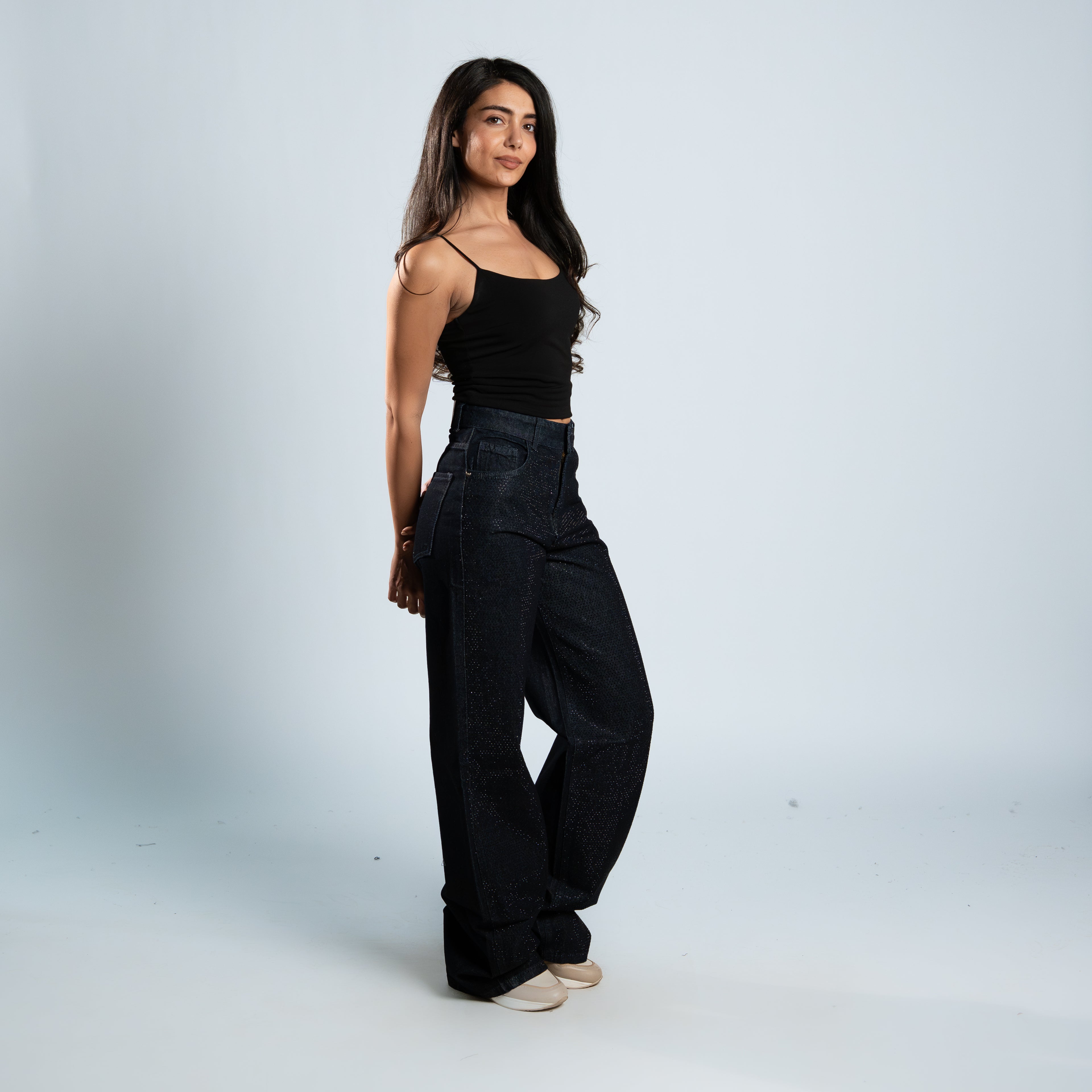 Psych Bling Denim Pants