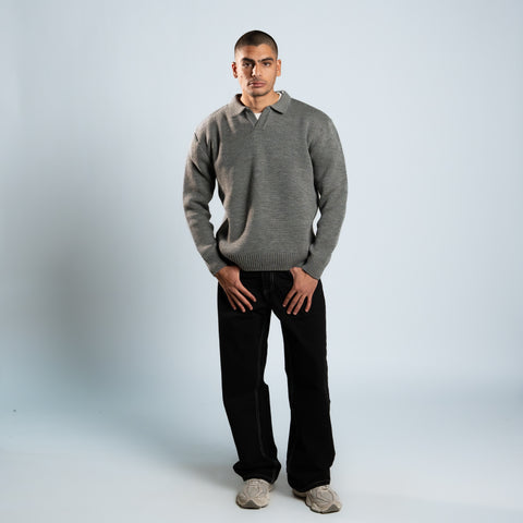 Kalabsh knitted Polo Pullover