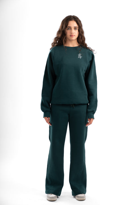 Plein De Vie Crewneck Sweatshirt Long With Logo