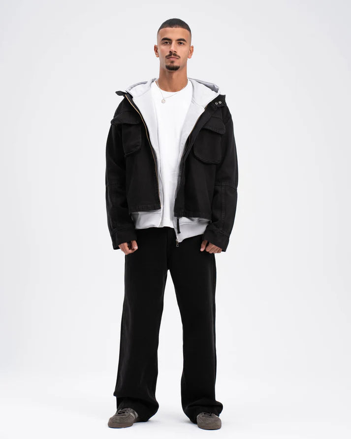 Navy Hooded jacket