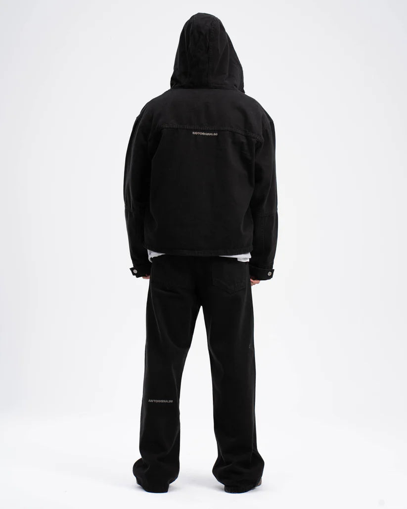 Navy Hooded jacket