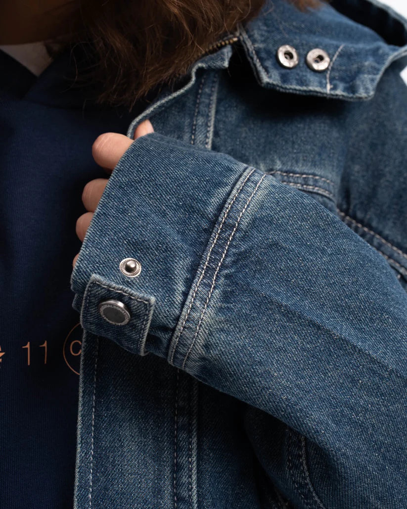 Navy Hooded jacket