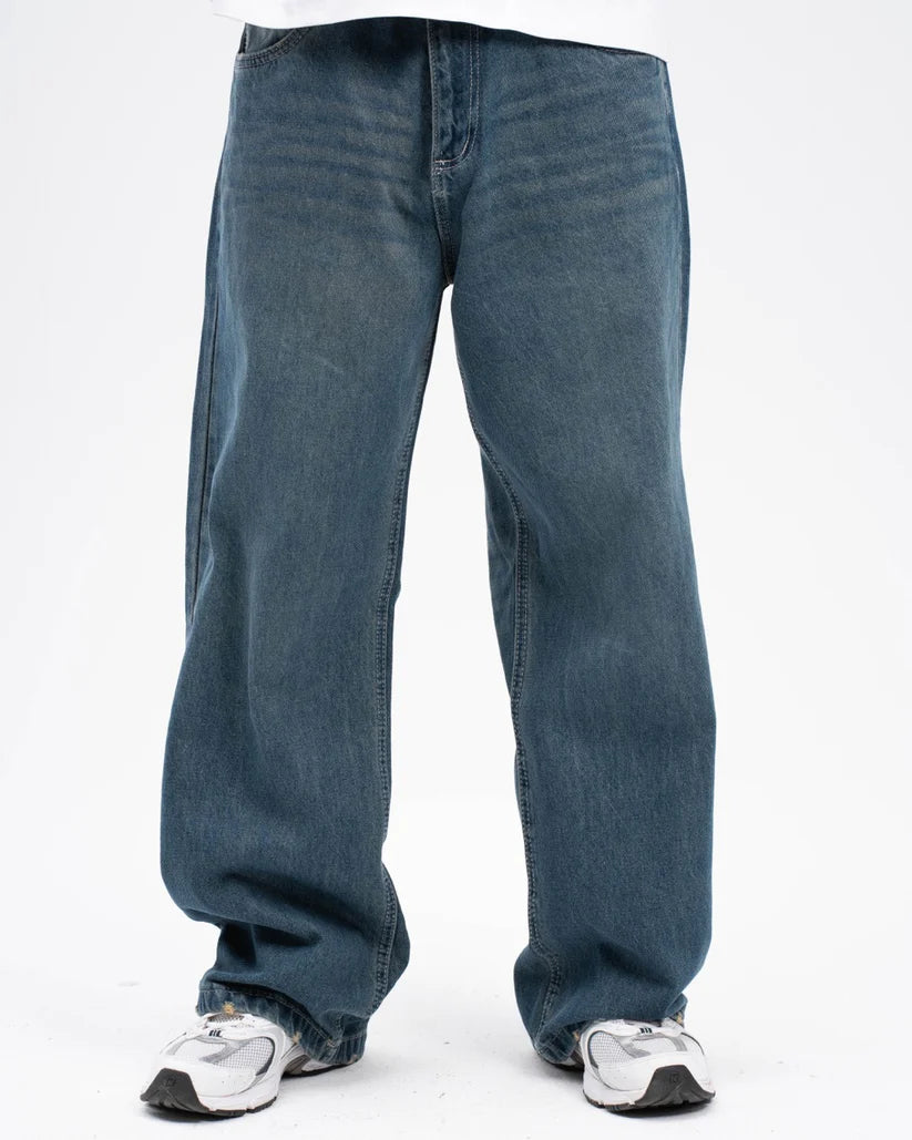 Navy Wide leg jeans/Men