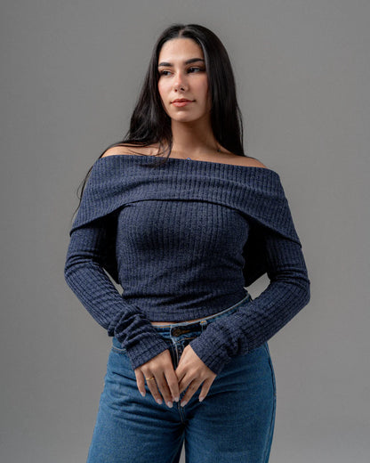 KUJI Refined Zipper Top