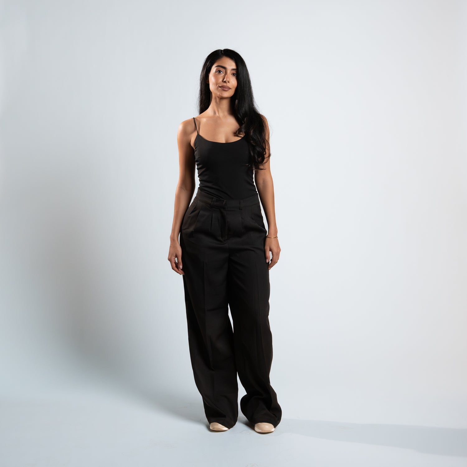 Azadoura Pleated Wide Leg Pants