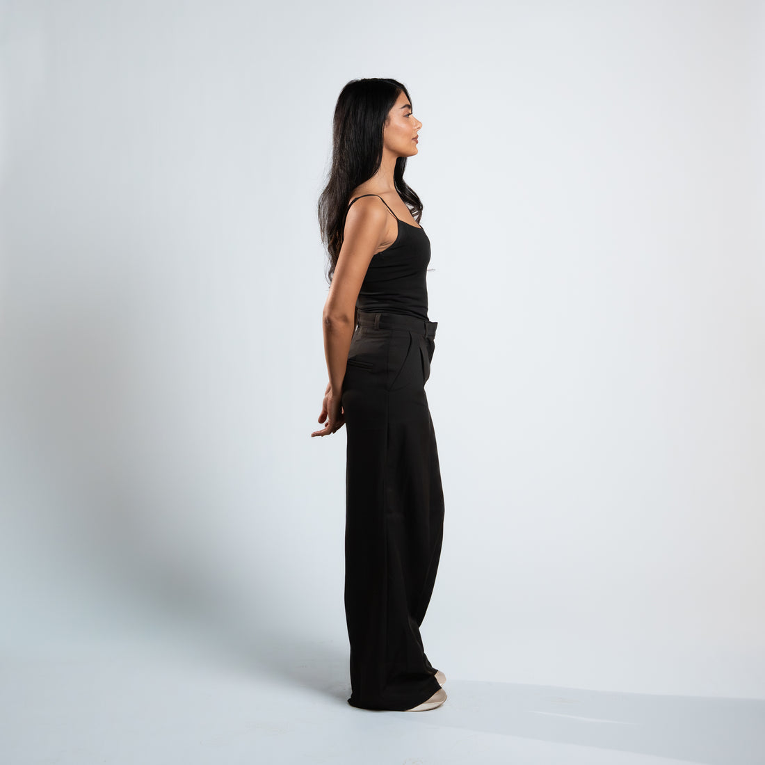 Azadoura Pleated Wide Leg Pants