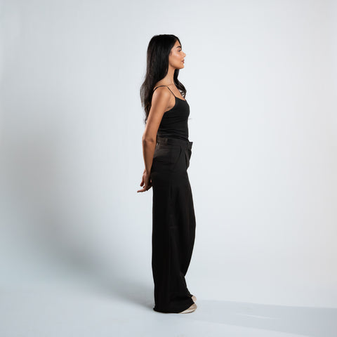 Azadoura Pleated Wide Leg Pants