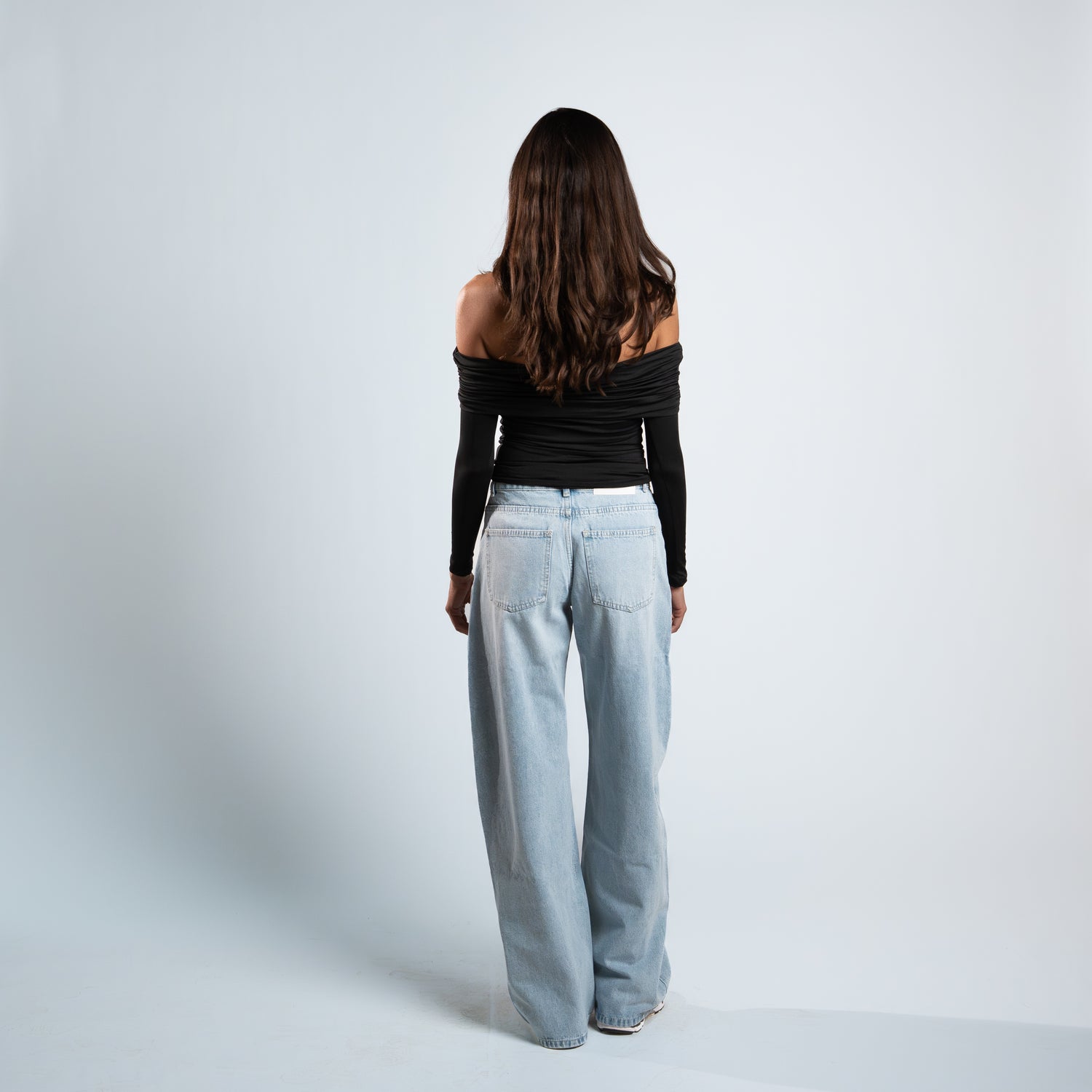 Blanks and Co Off Shoulder Draped Long Sleeve
